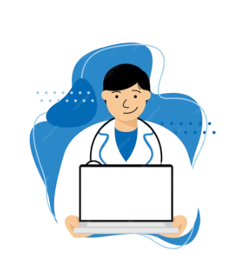 Caregiver assisting a patient